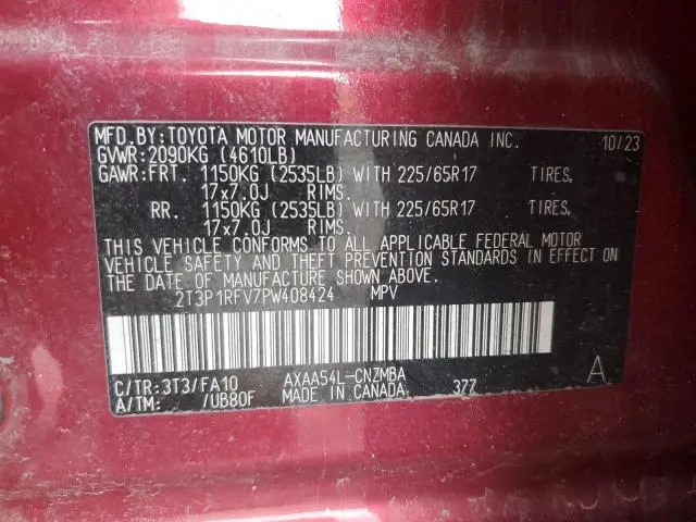 2023 TOYOTA RAV4 XLE