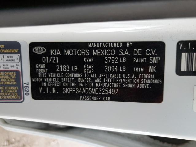 2021 KIA FORTE GT LINE