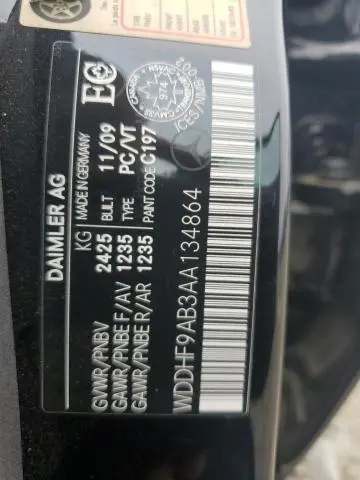 2010 MERCEDES-BENZ E 550 4MATIC  