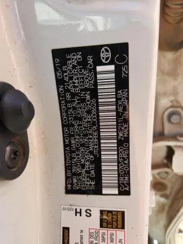 2020 TOYOTA COROLLA LE  