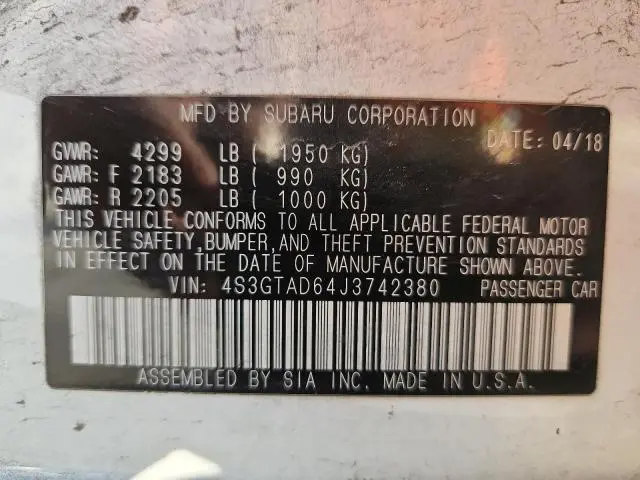 2018 SUBARU IMPREZA PREMIUM PLUS  