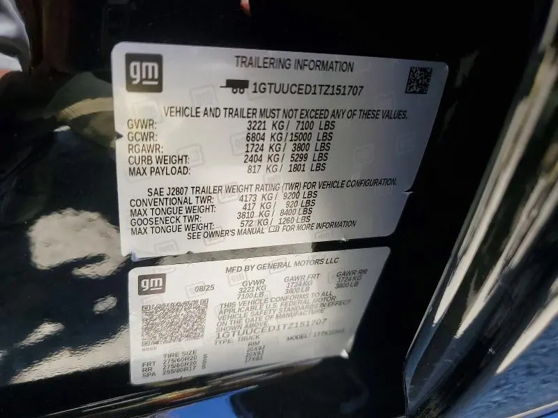 2026 GMC SIERRA K1500 ELEVATION  
