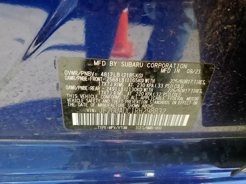 2024 SUBARU CROSSTREK PREMIUM  