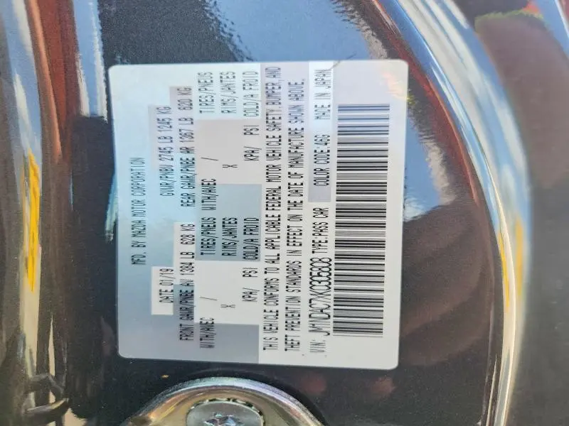 2019 MAZDA MX-5 MIATA CLUB  
