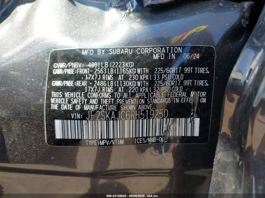 2024 SUBARU FORESTER WILDERNESS