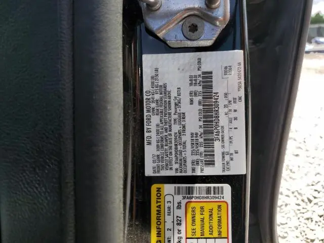 2017 FORD FUSION SE  