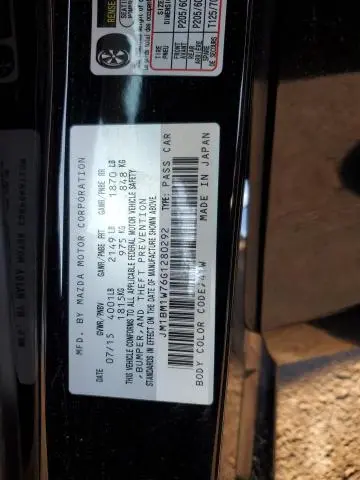 2016 MAZDA 3 TOURING