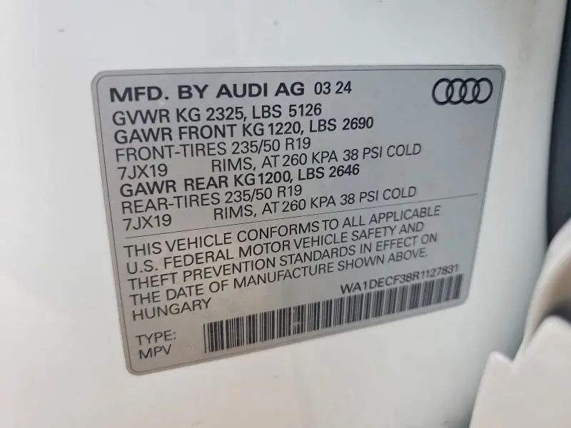 2024 AUDI Q3 PREMIUM S LINE 45  