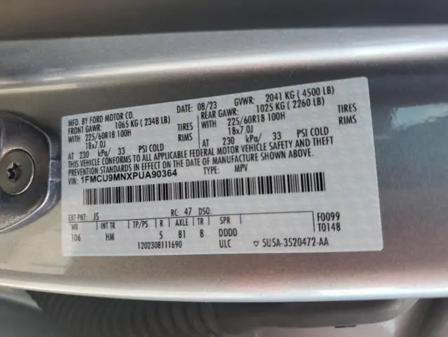 2023 FORD ESCAPE ST LINE  