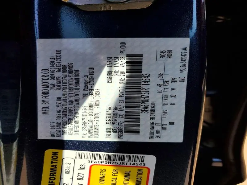2018 FORD FUSION SE  