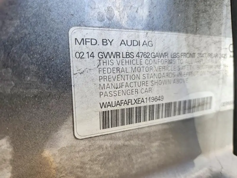 2014 AUDI A4 PREMIUM  