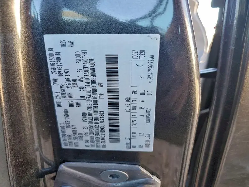 2018 LINCOLN MKC PREMIERE  