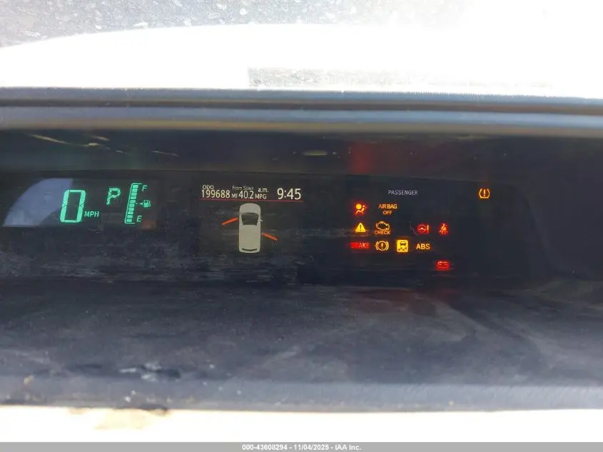 2012 TOYOTA PRIUS C ONE