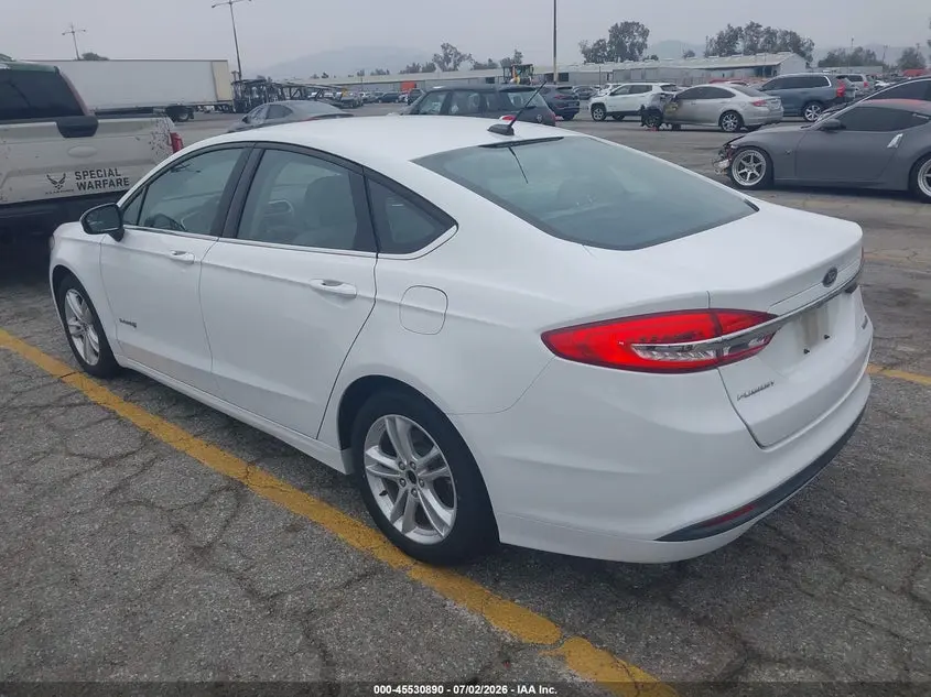 2018 FORD FUSION HYBRID S