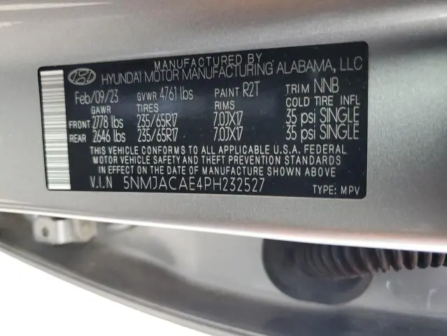 2023 HYUNDAI TUCSON SE