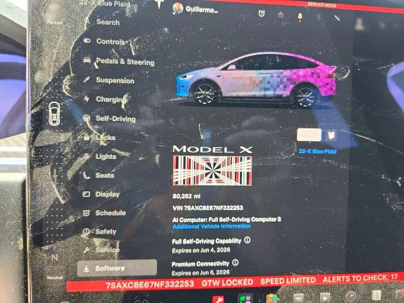 2022 TESLA MODEL X   