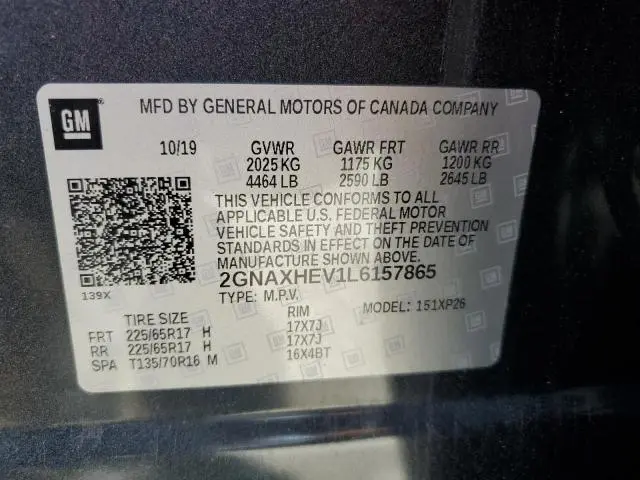2020 CHEVROLET EQUINOX LS  