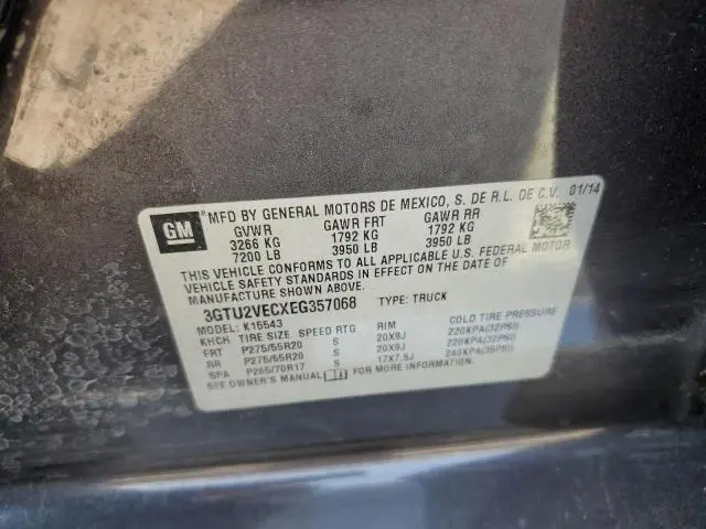 2014 GMC SIERRA K1500 SLT  