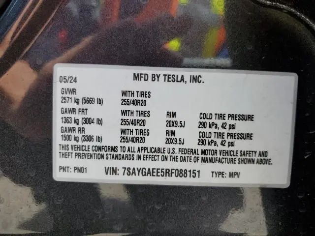 2024 TESLA MODEL Y 