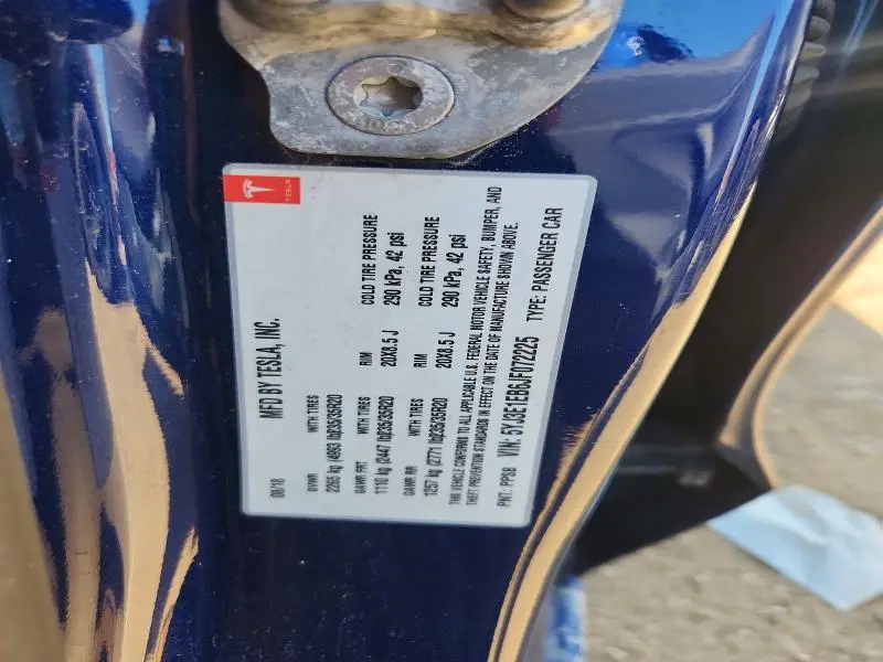 2018 TESLA MODEL 3   