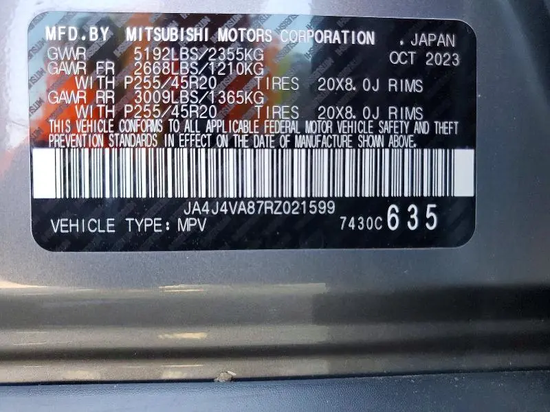 2024 MITSUBISHI OUTLANDER SE  