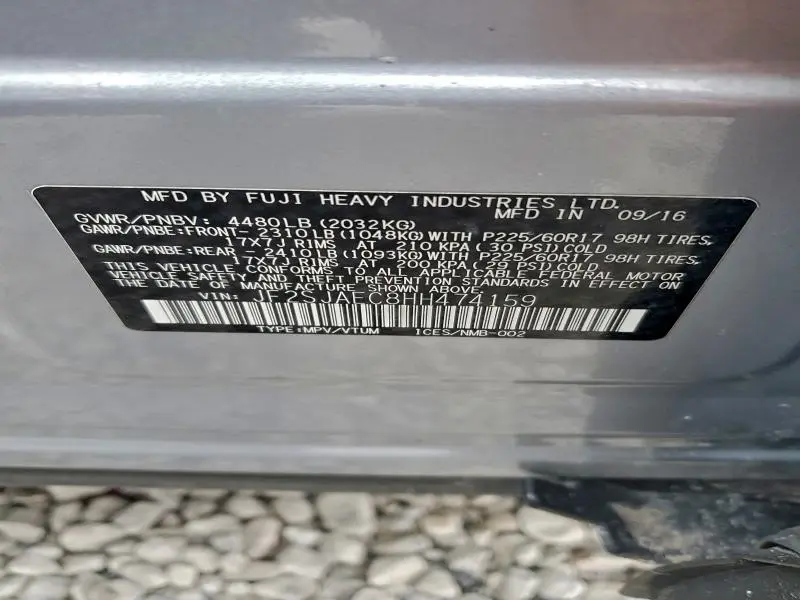 2017 SUBARU FORESTER 2.5I PREMIUM  