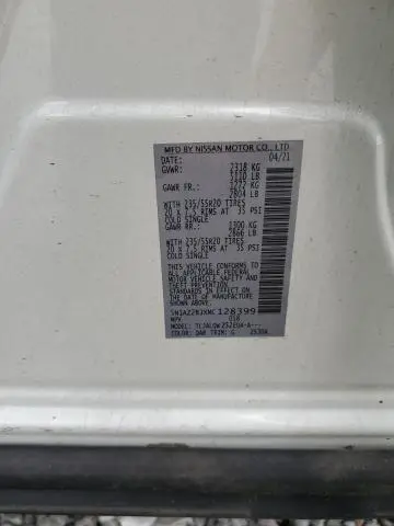 2021 NISSAN MURANO SV  