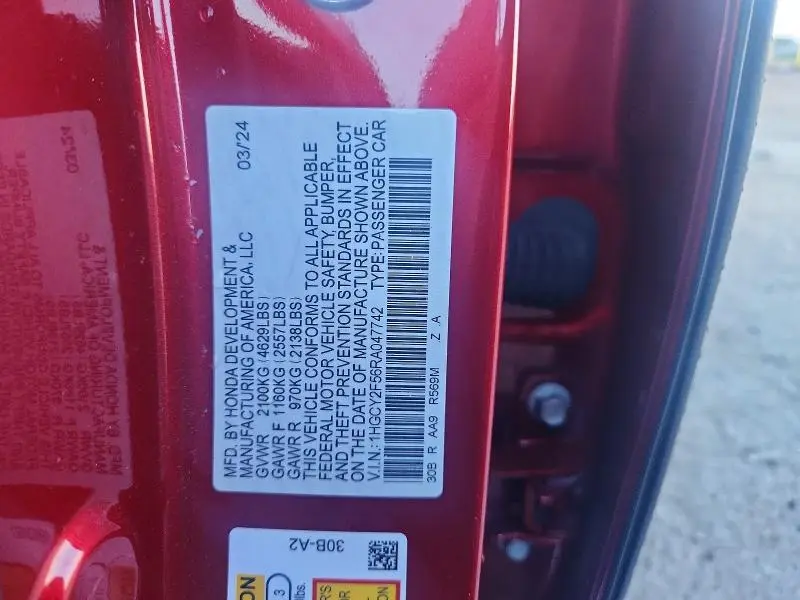 2024 HONDA ACCORD HYBRID SPORT  