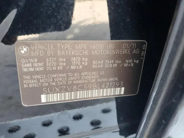 2011 BMW X5 XDRIVE50I  