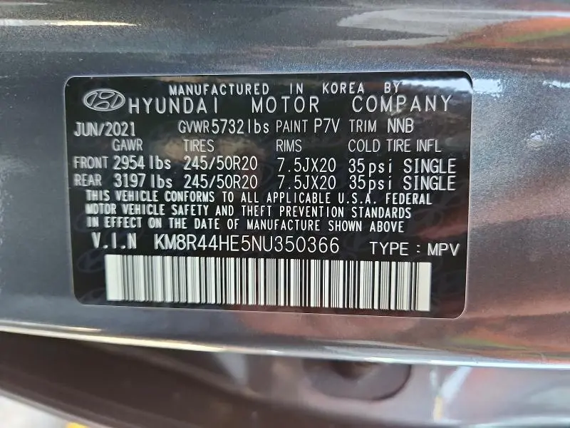 2022 HYUNDAI PALISADE SEL  