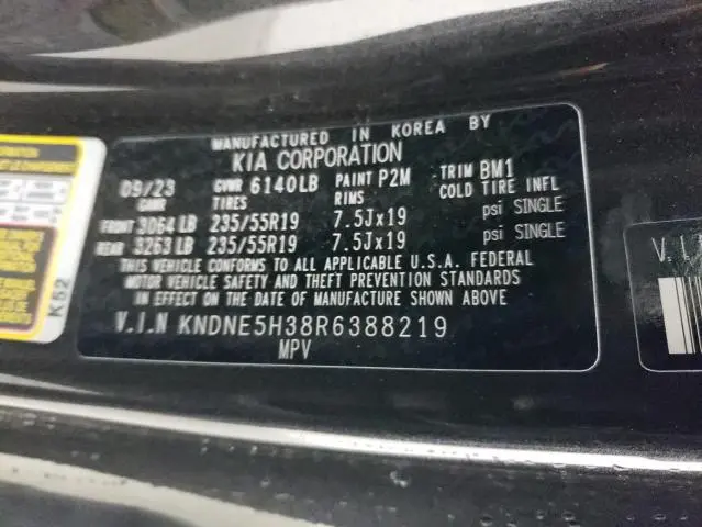 2024 KIA CARNIVAL SX  