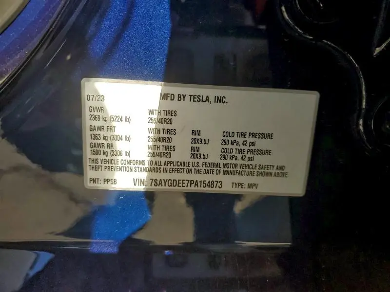 2023 TESLA MODEL Y   