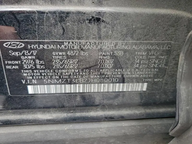 2018 HYUNDAI SANTA FE SPORT   