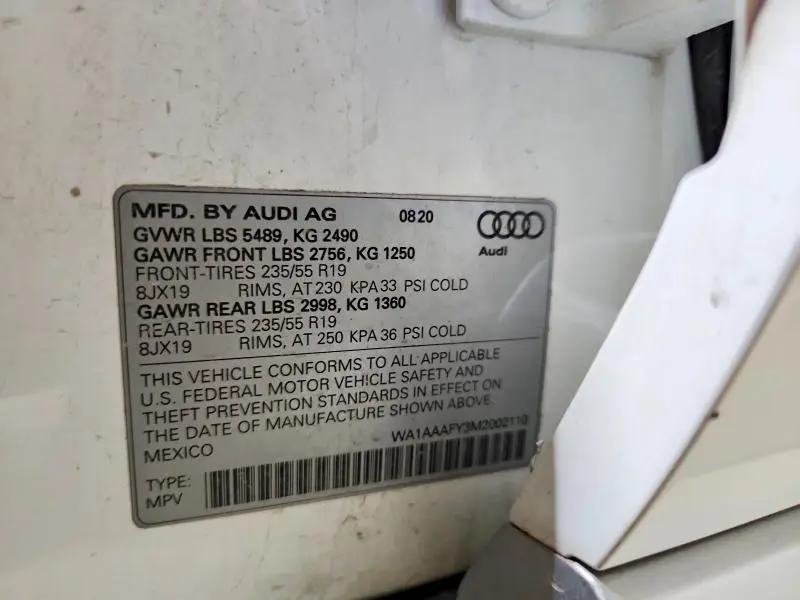 2021 AUDI Q5 PREMIUM  