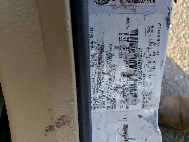 2012 FORD FUSION SEL  