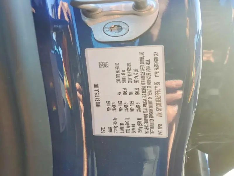 2023 TESLA MODEL 3   