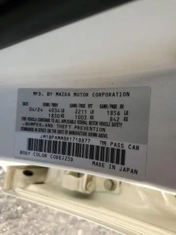 2024 MAZDA 3 PREMIUM  