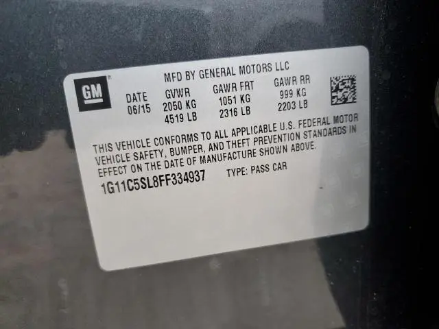 2015 CHEVROLET MALIBU 1LT  