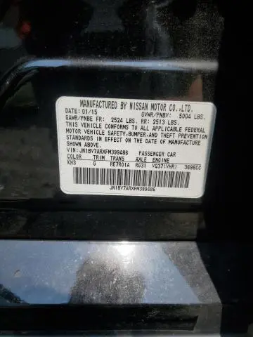 2015 INFINITI Q50 BASE  