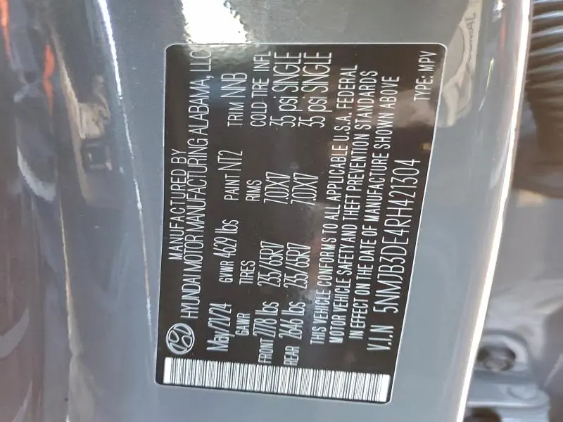 2024 HYUNDAI TUCSON SEL FLEET  