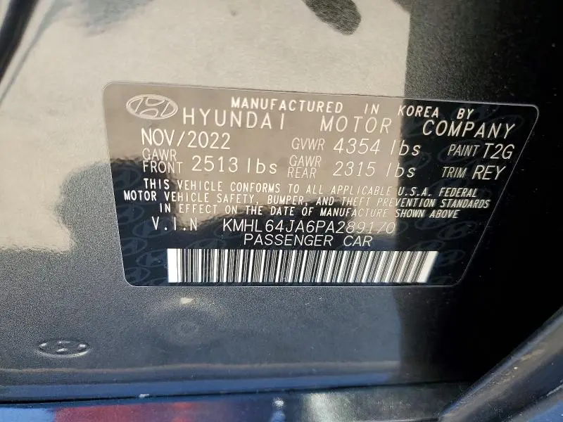 2023 HYUNDAI SONATA SEL  