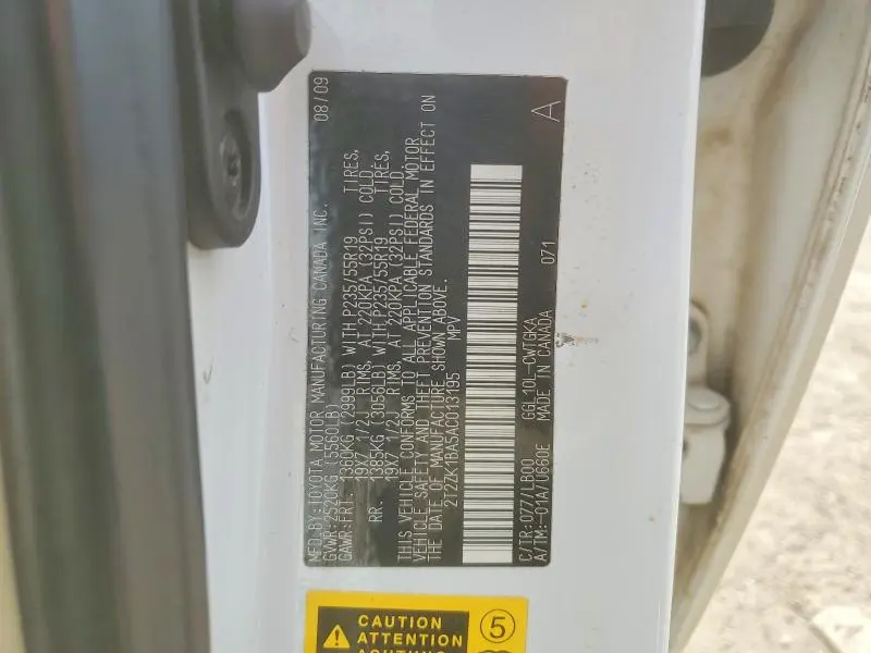 2010 LEXUS RX 350 BASE  