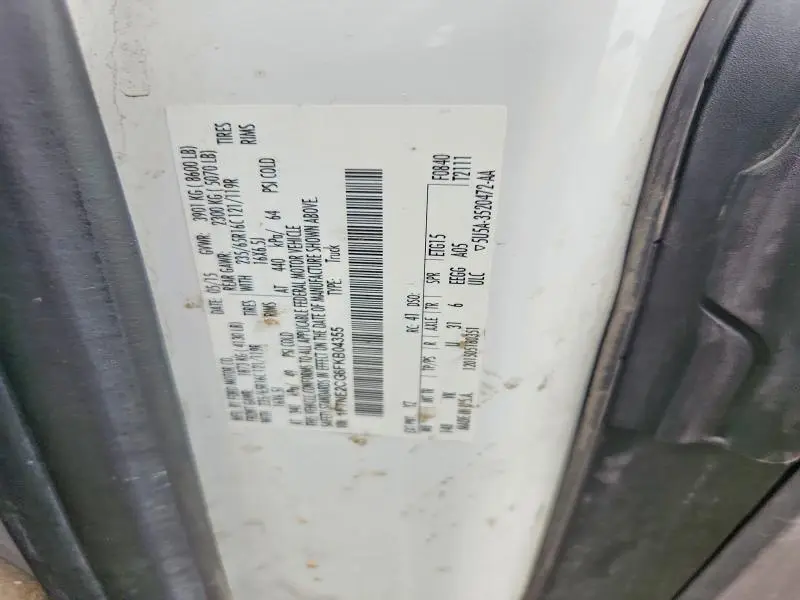 2015 FORD TRANSIT T-150  