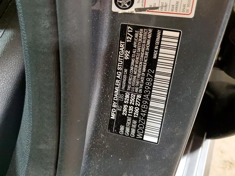 2018 MERCEDES-BENZ E 300 4MATIC  