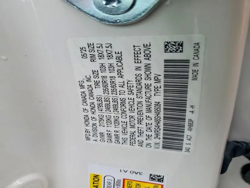 2025 HONDA CR-V EX  