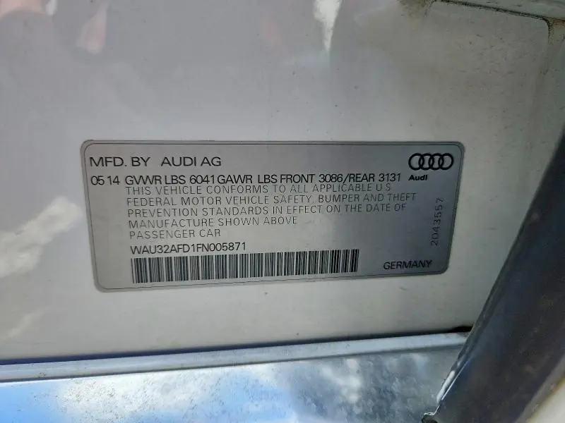 2015 AUDI A8 L QUATTRO  