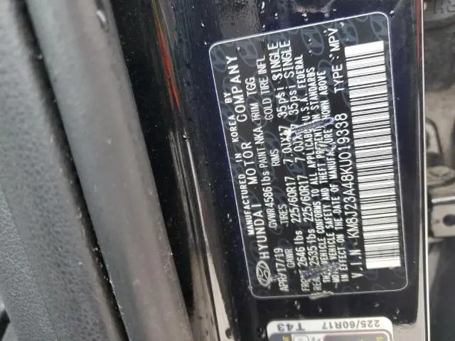 2019 HYUNDAI TUCSON SE  