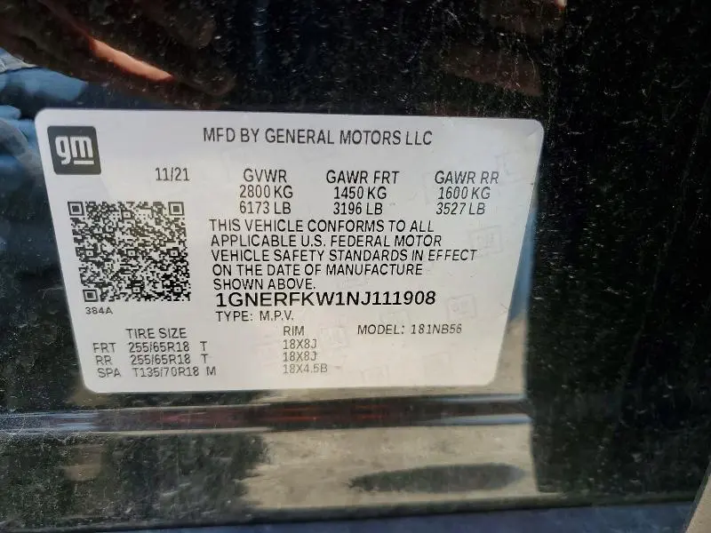 2022 CHEVROLET TRAVERSE LS  