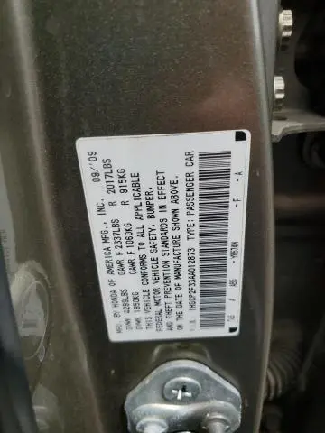 2010 HONDA ACCORD LX  