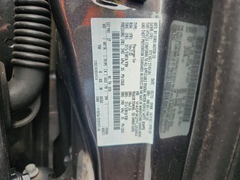 2015 FORD FOCUS SE  